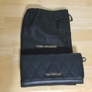 NWT. Vera Bradley leather quilted audrey wallet